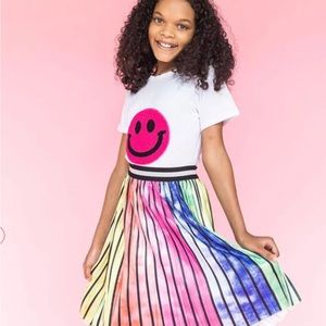 Lola and the Boys Ombré Striped Skirt